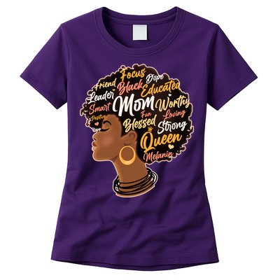 Happy Mother’s Day Mom Queen African American Womens T-Shirt