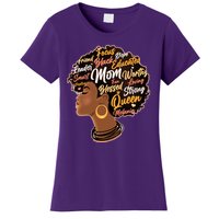 Happy Mother’s Day Mom Queen African American Women's T-Shirt