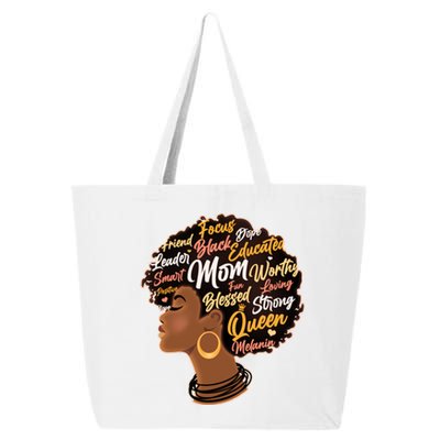 Happy Mother’s Day Mom Queen African American 25L Jumbo Tote