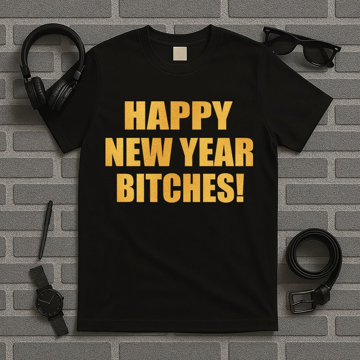 Happy New Year Bitches T-Shirt