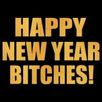 Happy New Year Bitches Mesh Reversible Basketball Jersey Tank
