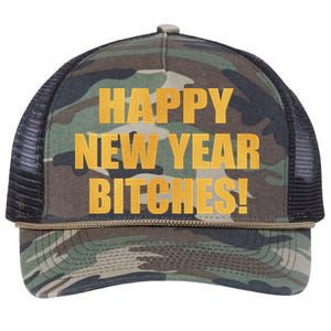 Happy New Year Bitches Retro Rope Trucker Hat Cap