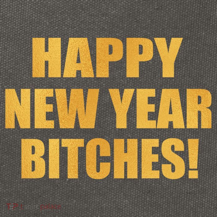 Happy New Year Bitches Cotton Canvas Backpack
