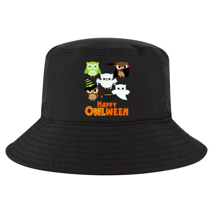 Happy OWLween Halloween Cute Cool Comfort Performance Bucket Hat