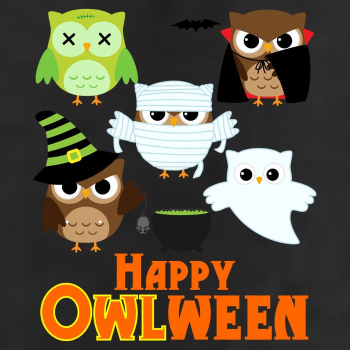 Happy OWLween Halloween Cute Adult Drive Performance Visor