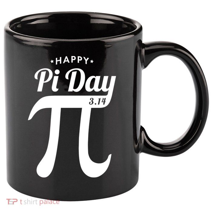 Happy Pi Day 3.14 11oz C Handle Ceramic Mug