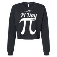 Happy Pi Day 3.14 Cropped Pullover Crew