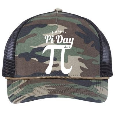 Happy Pi Day 3.14 Retro Rope Trucker Hat Cap