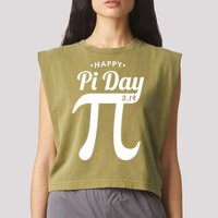 Happy Pi Day 3.14 Garment-Dyed Women's Muscle Tee