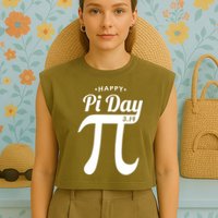 Happy Pi Day 3.14 Garment-Dyed Women's Muscle Tee