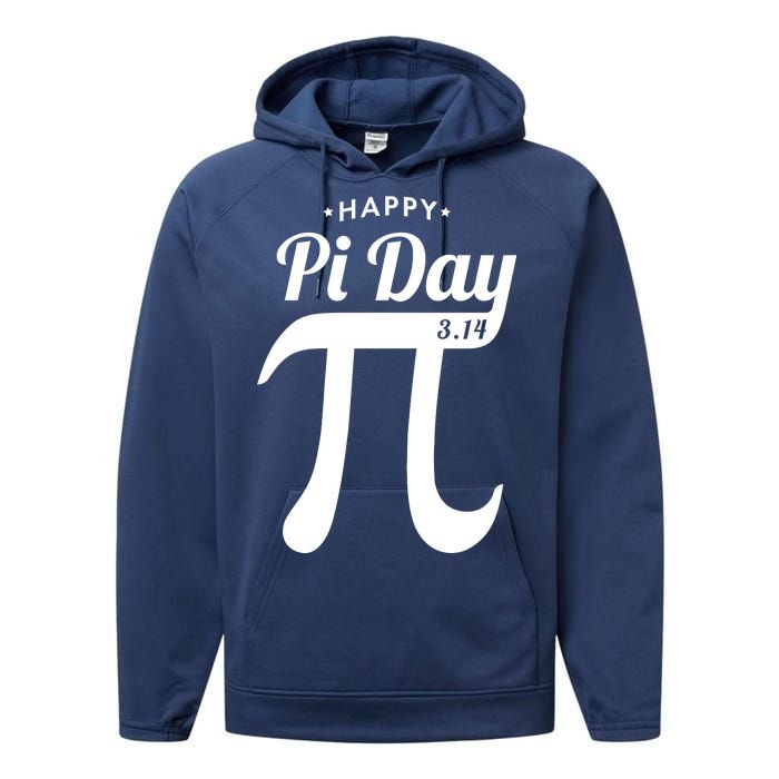 Happy Pi Day 3.14 Performance Fleece Hoodie