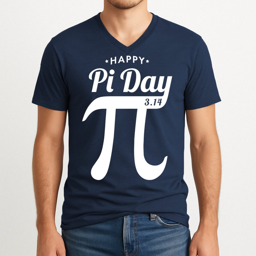 Happy Pi Day 3.14 V-Neck T-Shirt