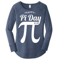 Happy Pi Day 3.14 Women's Perfect Tri Tunic Long Sleeve Shirt