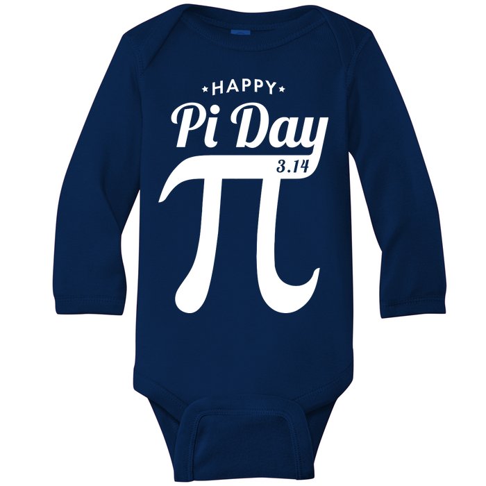 Happy Pi Day 3.14 Baby Long Sleeve Bodysuit