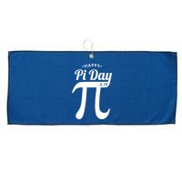 Happy Pi Day 3.14 Large Microfiber Waffle Golf Towel