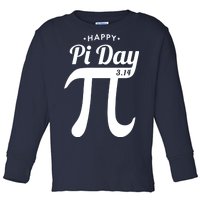 Happy Pi Day 3.14 Toddler Long Sleeve Shirt