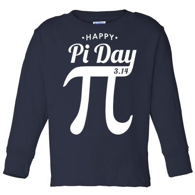 Happy Pi Day 3.14 Toddler Long Sleeve Shirt