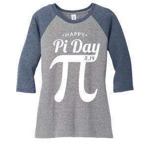 Happy Pi Day 3.14 Women's Tri-Blend 3/4-Sleeve Raglan Shirt