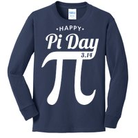 Happy Pi Day 3.14 Kids Long Sleeve Shirt