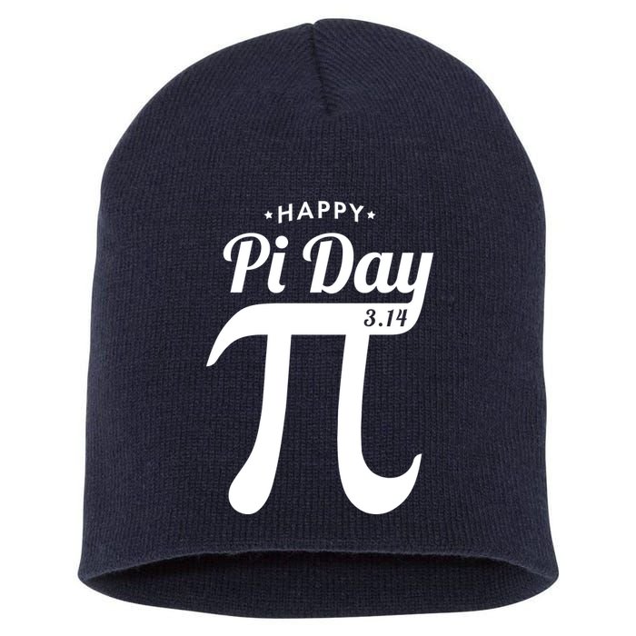 Happy Pi Day 3.14 Short Acrylic Beanie