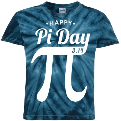 Happy Pi Day 3.14 Kids Tie-Dye T-Shirt