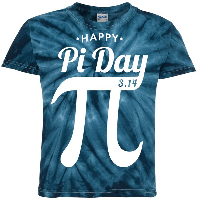 Happy Pi Day 3.14 Kids Tie-Dye T-Shirt