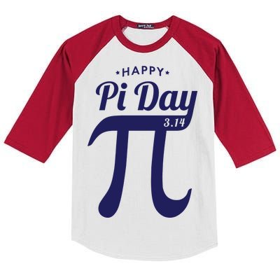 Happy Pi Day 3.14 Kids Colorblock Raglan Jersey