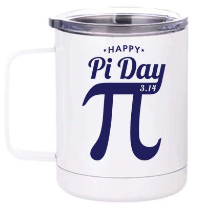 Happy Pi Day 3.14 12 oz Stainless Steel Tumbler Cup