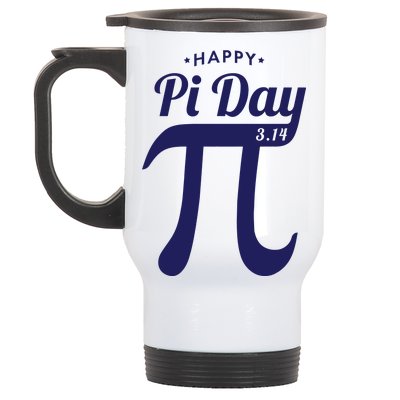 Happy Pi Day 3.14 Stainless Steel Travel Mug