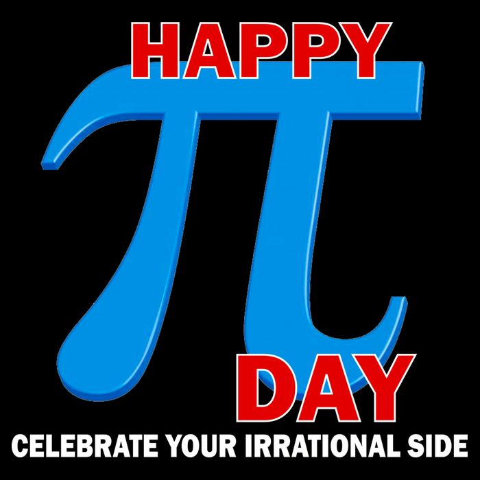 Happy Pi Day Celebrate Your Irrational Side 7-Panel Snapback Hat