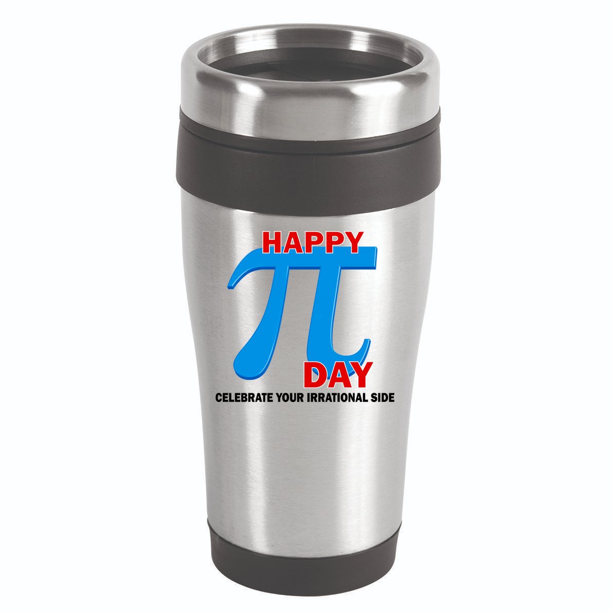 Happy Pi Day Celebrate Your Irrational Side 16oz Travel Tumbler