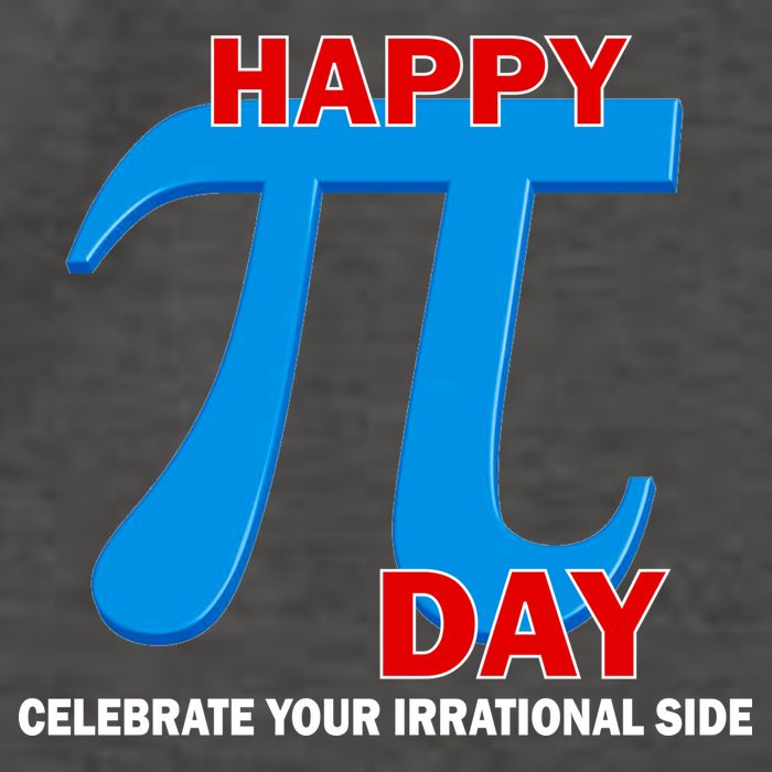 Happy Pi Day Celebrate Your Irrational Side Vector Backpack