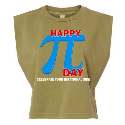 Happy Pi Day Celebrate Your Irrational Side Garment-Dyed Women's Muscle Tee