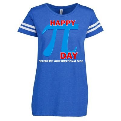 Happy Pi Day Celebrate Your Irrational Side Enza Ladies Jersey Football T-Shirt