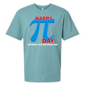 Happy Pi Day Celebrate Your Irrational Side Sueded Cloud Jersey T-Shirt