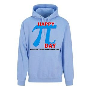 Happy Pi Day Celebrate Your Irrational Side Unisex Surf Hoodie