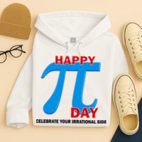 Happy Pi Day Celebrate Your Irrational Side Hoodie