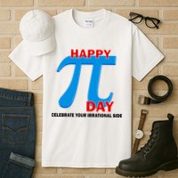 Happy Pi Day Celebrate Your Irrational Side Tall T-Shirt