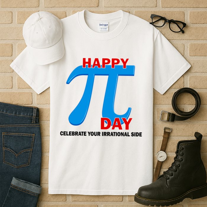 Happy Pi Day Celebrate Your Irrational Side Tall T-Shirt