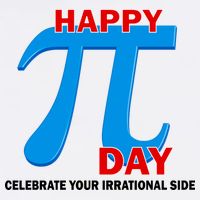 Happy Pi Day Celebrate Your Irrational Side Tall T-Shirt