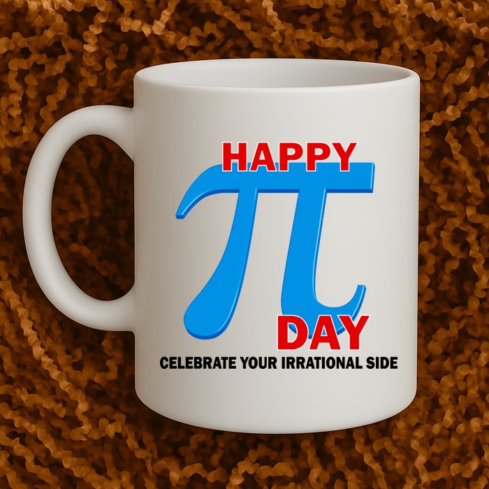 Happy Pi Day Celebrate Your Irrational Side Mug