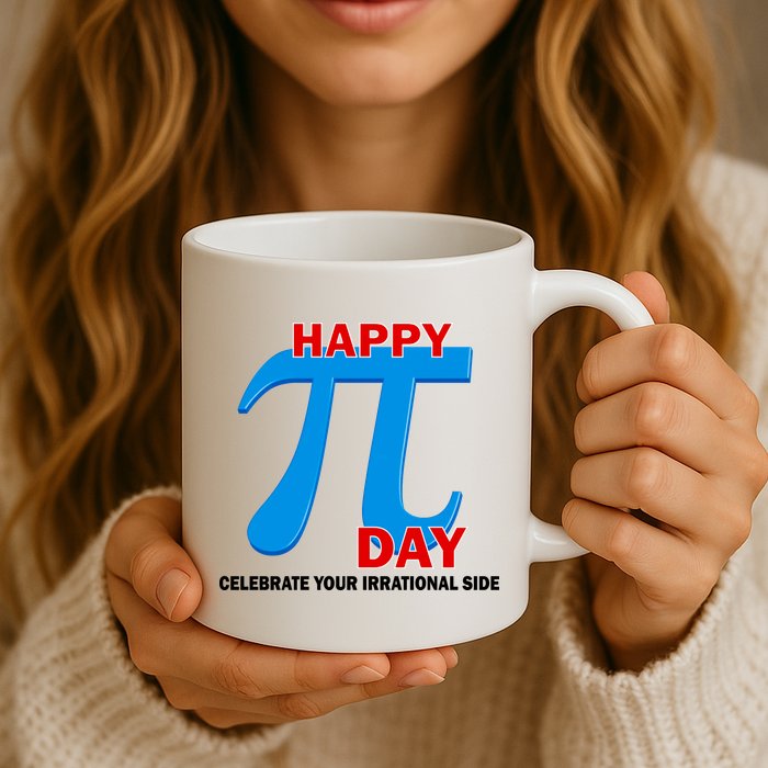 Happy Pi Day Celebrate Your Irrational Side Mug