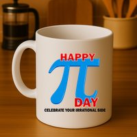 Happy Pi Day Celebrate Your Irrational Side Mug