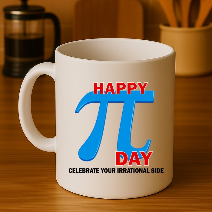 Happy Pi Day Celebrate Your Irrational Side Mug