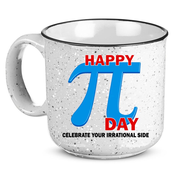Happy Pi Day Celebrate Your Irrational Side 15oz Campfire Ceramic Mug