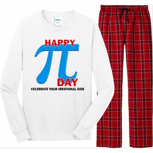 Happy Pi Day Celebrate Your Irrational Side Long Sleeve Pajama Set