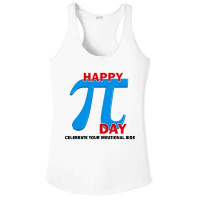 Happy Pi Day Celebrate Your Irrational Side Ladies PosiCharge Competitor Racerback Tank