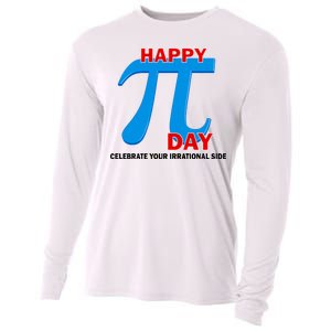 Happy Pi Day Celebrate Your Irrational Side Cooling Performance Long Sleeve Crew