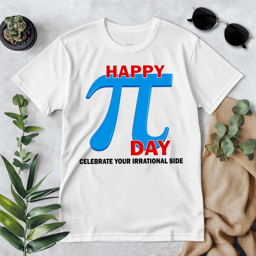 Happy Pi Day Celebrate Your Irrational Side Premium T-Shirt
