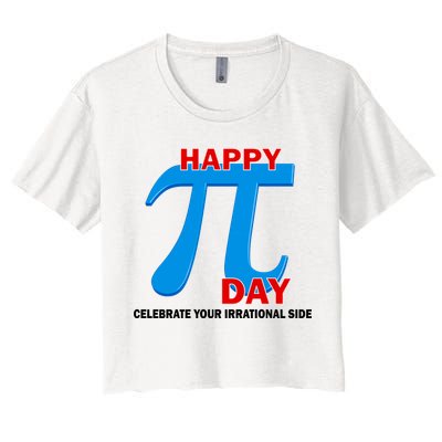Happy Pi Day Celebrate Your Irrational Side Crop Top